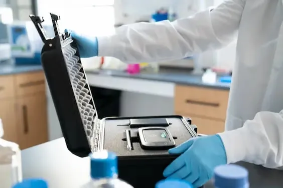 Biomeme equipment deployed in a field testing environment